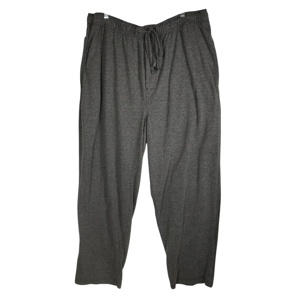 Fruit of the Loom Mens 2XL Charcoal Heather Textured Lounge Pants KNOFL8004BMA